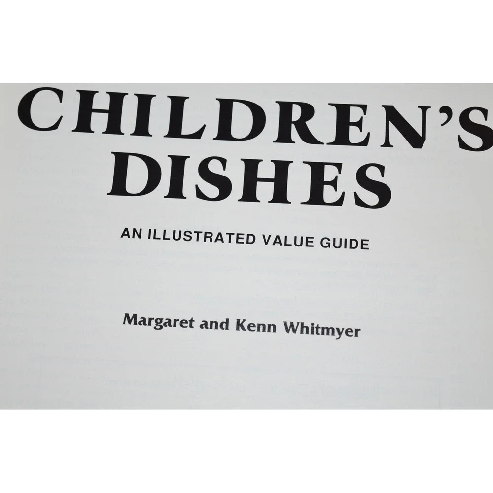Collector's Encyclopedia Children's Dishes Book 1993 Guide Hobby Glass HB